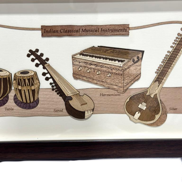 Indian Musical Instruments Classical Theme Exclusive Collection From Tamrapatra