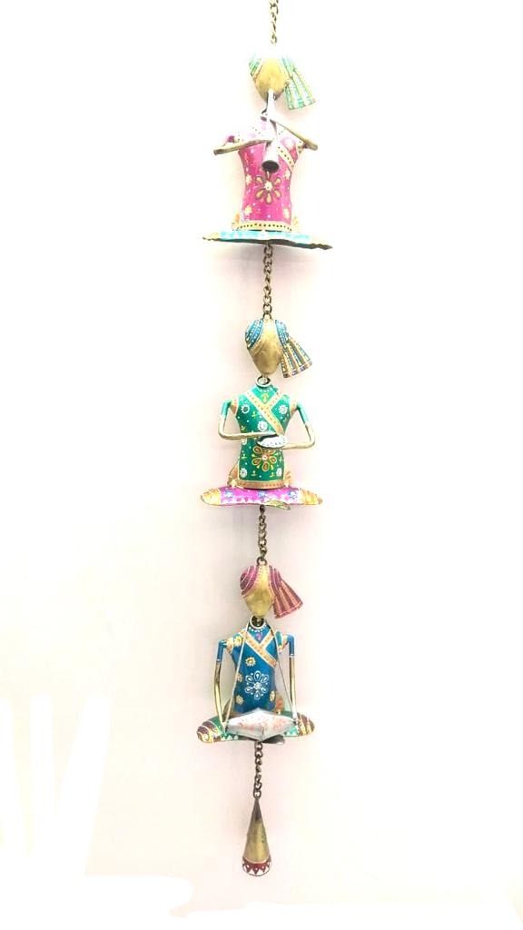 Musician Chain Metal Handcrafted Décor Unique Artwork Chime By Tamrapatra