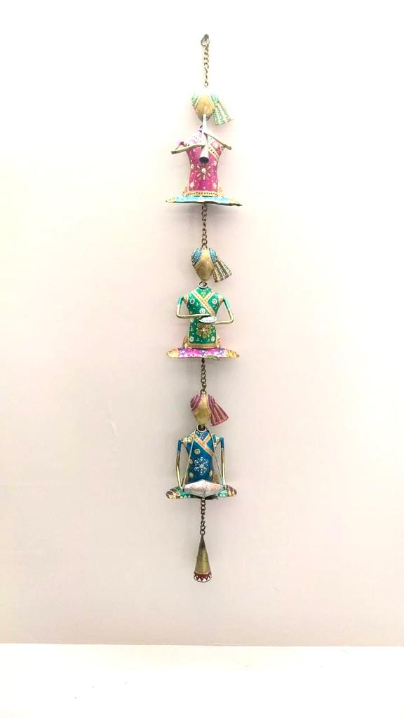 Musician Chain Metal Handcrafted Décor Unique Artwork Chime By Tamrapatra