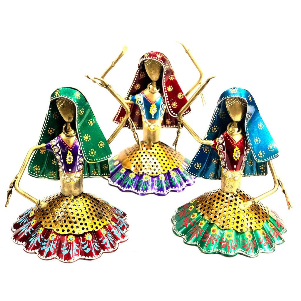 Dancing Doll Series Exclusively Hand Painted Folk Tribe From Tamrapatra