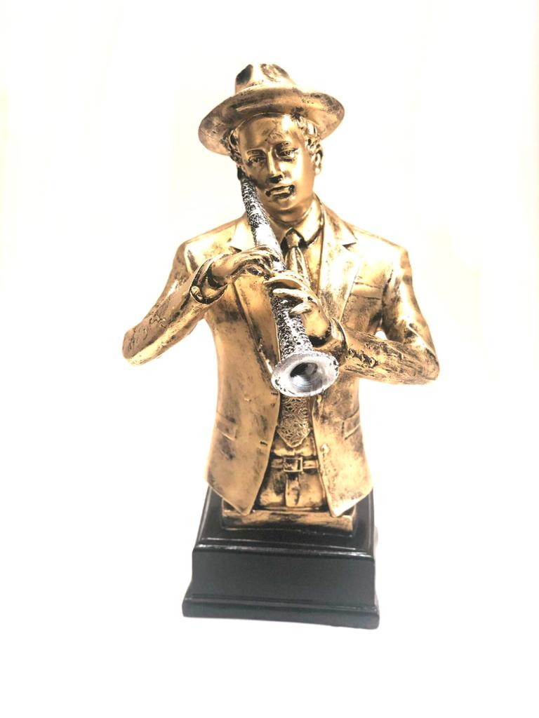 Big Gentleman Copper/Gold Shades Extravagant Musicians Modern Art Tamrapatra
