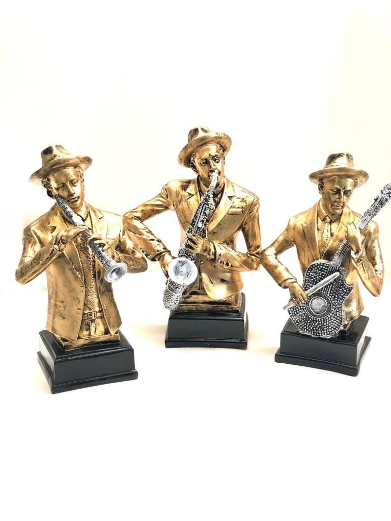 Big Gentleman Copper/Gold Shades Extravagant Musicians Modern Art Tamrapatra