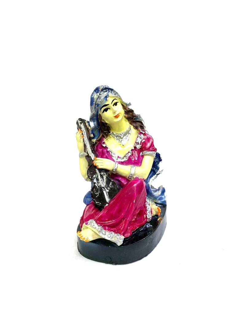 Villager Musicians Female Exclusive Resin Art Collection Available At Tamrapatra