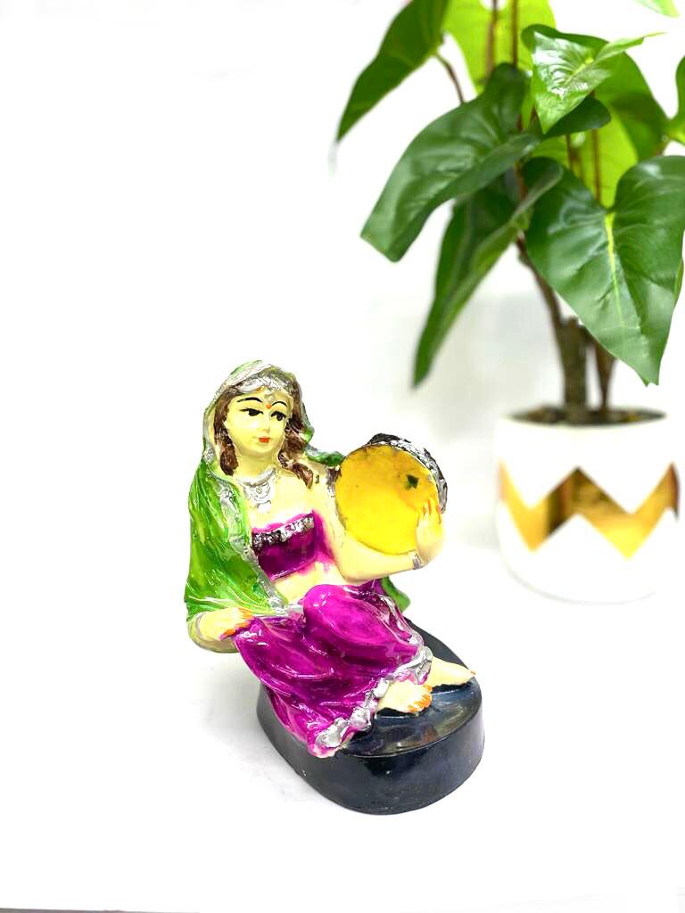 Villager Musicians Female Exclusive Resin Art Collection Available At Tamrapatra