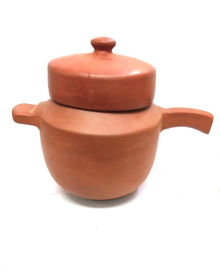 Earthen Natural Cooker 3 Liters Cook Aromatic Dishes For Everyone By Tamrapatra