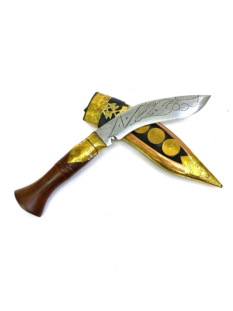 Traditional Nepal Kukri Famous Machete Knives Collectible Souvenir Tamrapatra