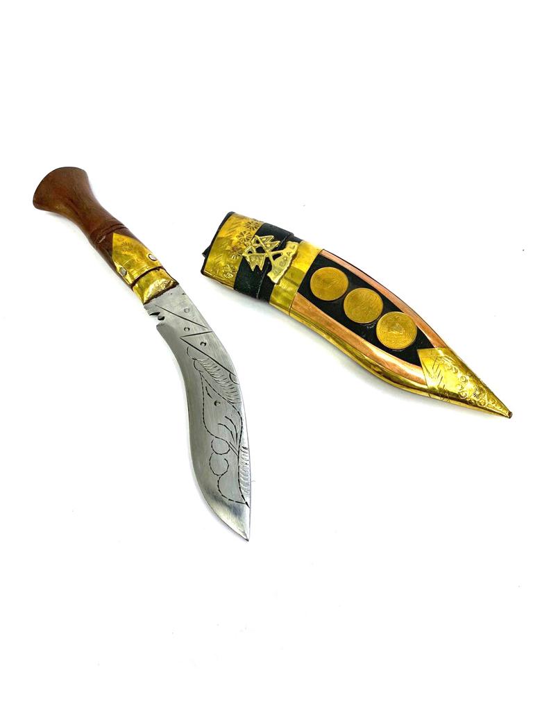 Traditional Nepal Kukri Famous Machete Knives Collectible Souvenir Tamrapatra
