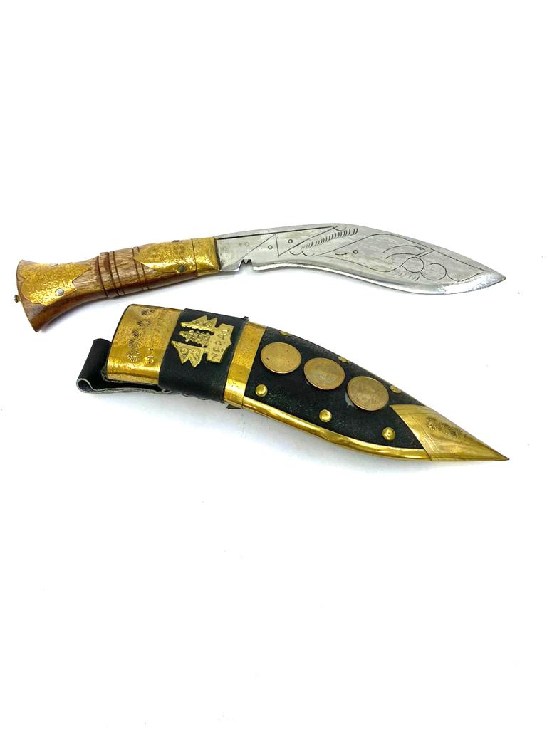 Traditional Nepal Kukri Famous Machete Knives Collectible Souvenir Tamrapatra