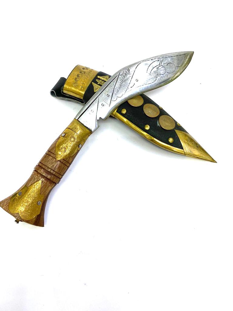 Traditional Nepal Kukri Famous Machete Knives Collectible Souvenir Tamrapatra