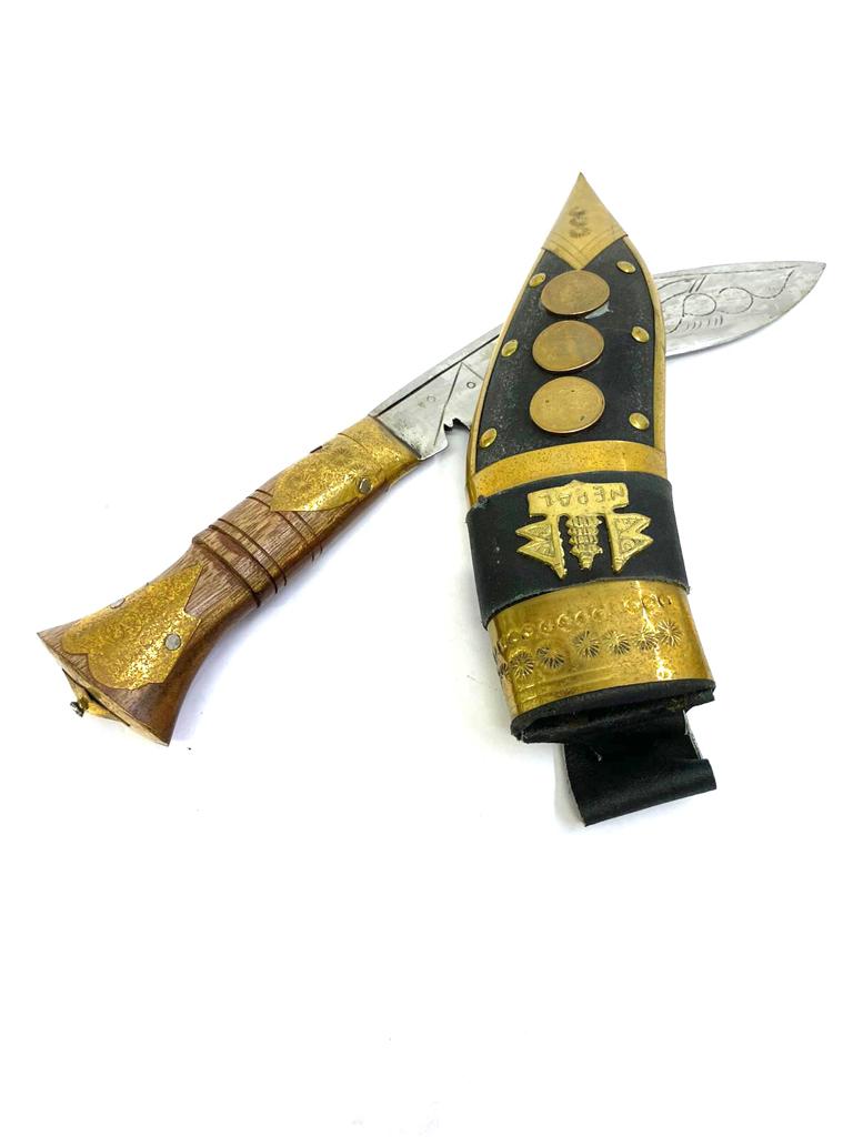 Traditional Nepal Kukri Famous Machete Knives Collectible Souvenir Tamrapatra