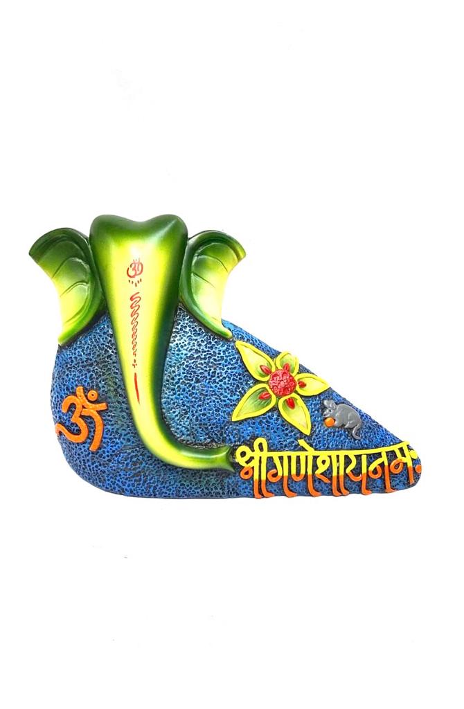 Shri Ganeshay Namah Resin Spiritual Artefacts Vastu Giftings From Tamrapatra