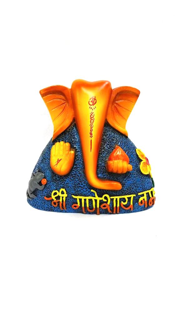 Shri Ganeshay Namah Resin Spiritual Artefacts Vastu Giftings From Tamrapatra