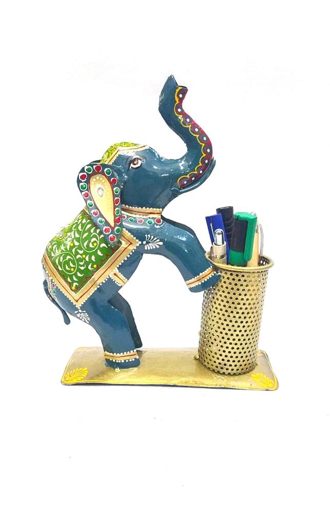 Animal Pen Stand Sweet Metal Things Handcrafted Stationary Utility By Tamrapatra