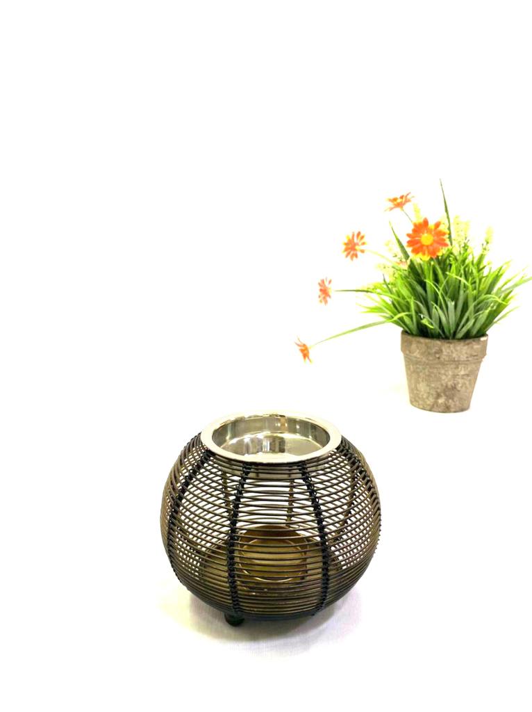 Oil Burner Metal Wire Candle Holders Décor Diffusor Home Office By Tamrapatra