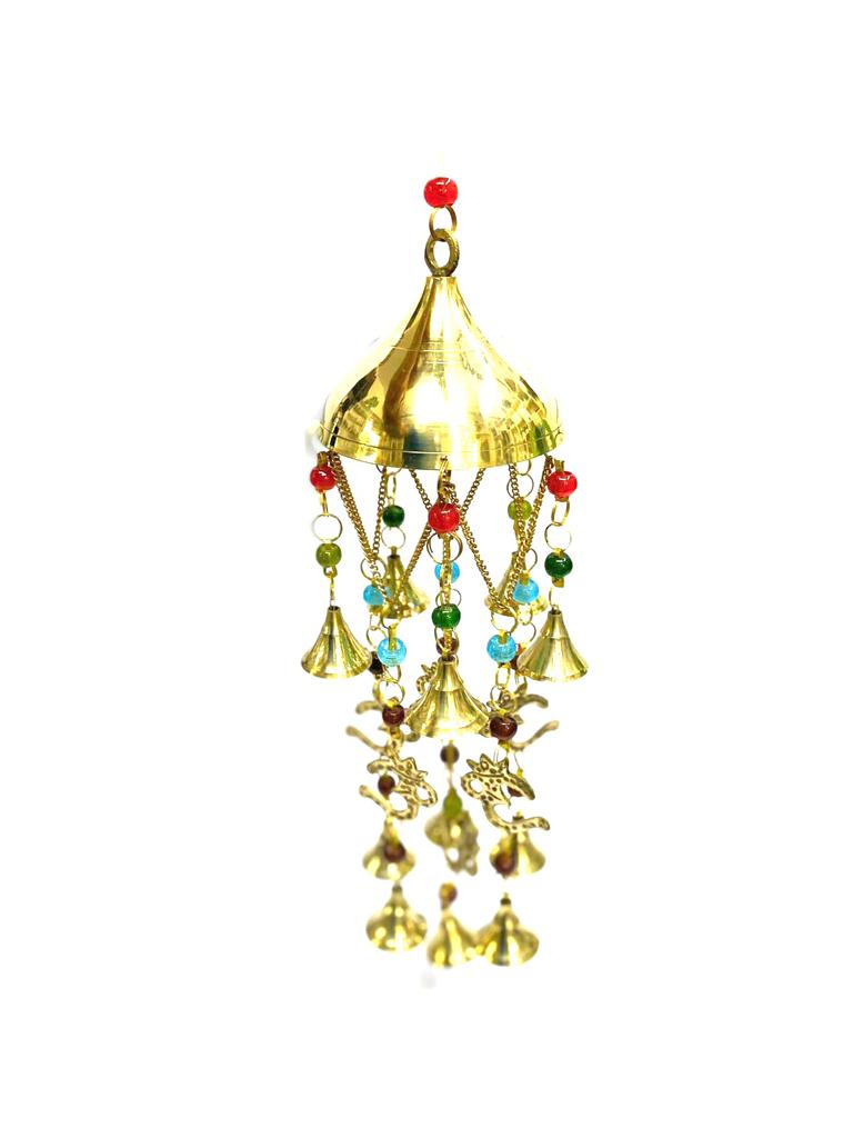 Om Hangings Bells Jhoomar Style Metal Craftsmanship Home Décor By Tamrapatra