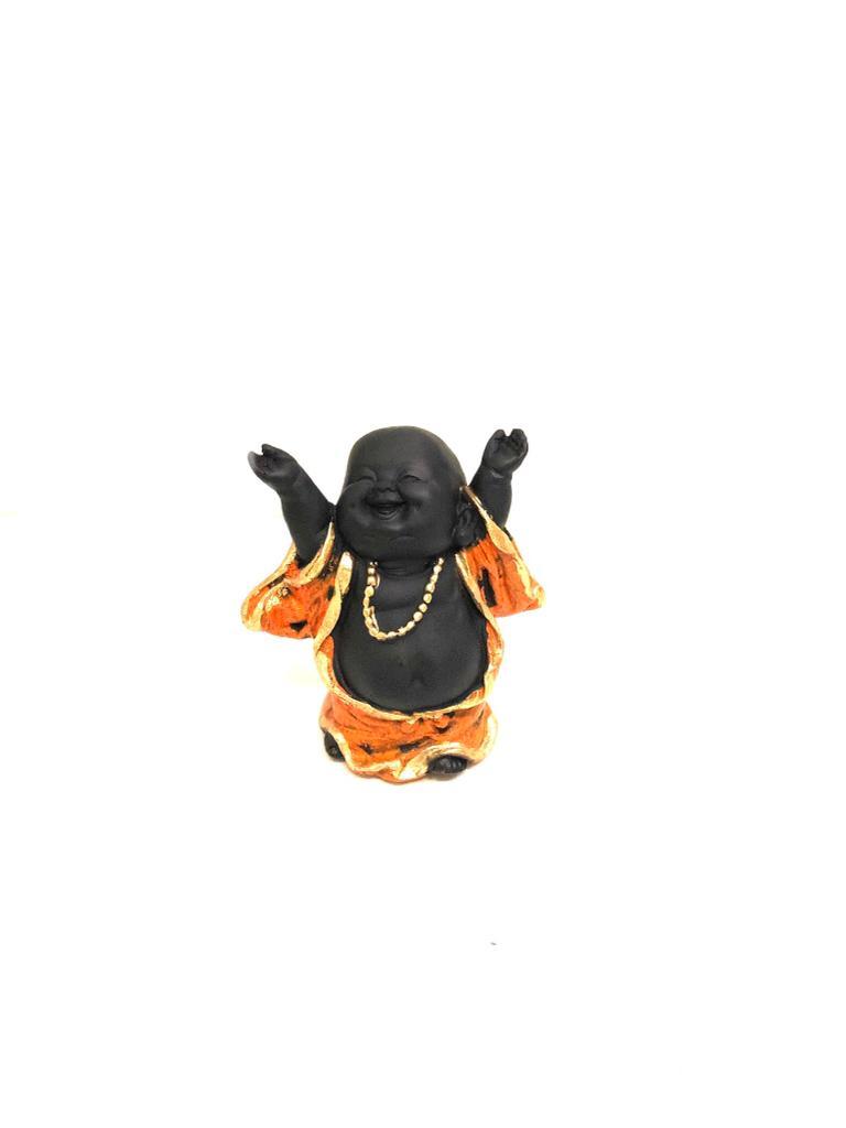 Sweet Baby Monks Orange Styles Spiritual Figures For Home Office Tamrapatra