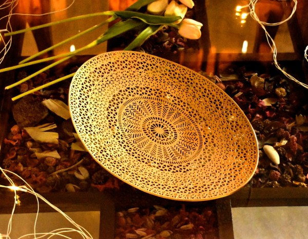 Oval Platters Carving Design Kitchenware Dinning Table Console By Tamrapatra