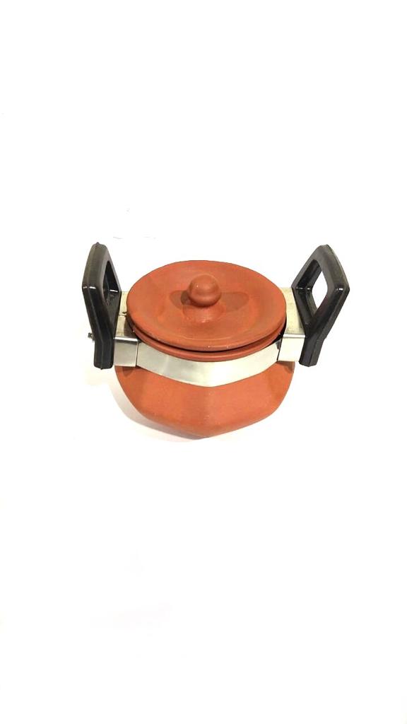 Pahal Handi Set With Handle In Various Sizes Earthenware Healthy By Tamrapatra