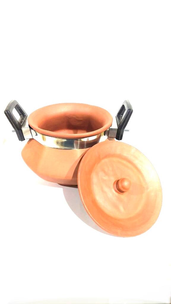 Pahal Handi Set With Handle In Various Sizes Earthenware Healthy By Tamrapatra