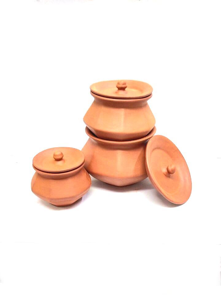 Earthenware Pahal Handi In Various Size Cooking Range Terracotta From Tamrapatra