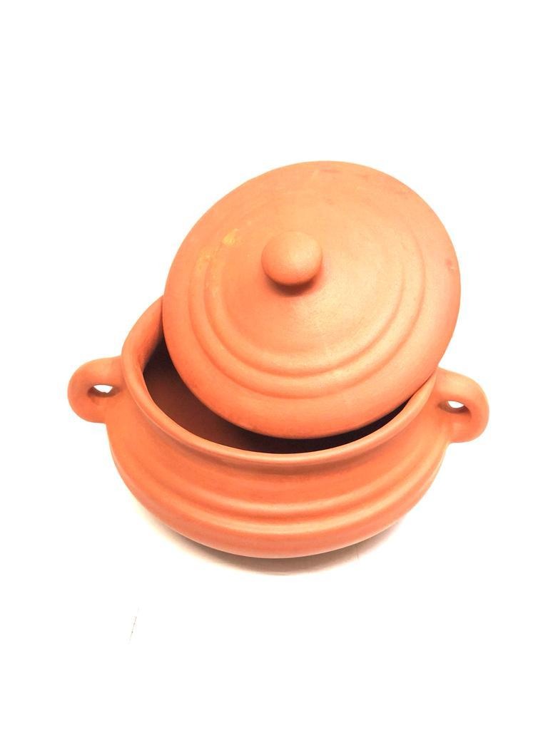 Patila Handi With Handles Handcrafted Earthen Cooking Vessels Tamrapatra