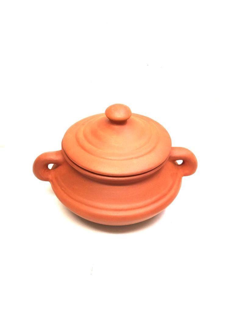 Patila Handi With Handles Handcrafted Earthen Cooking Vessels Tamrapatra