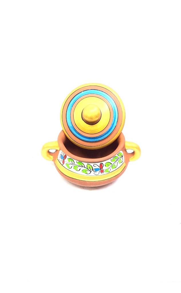 Patili Hand Painted Earthenware Cookware Utensils Delicious Food By Tamrapatra