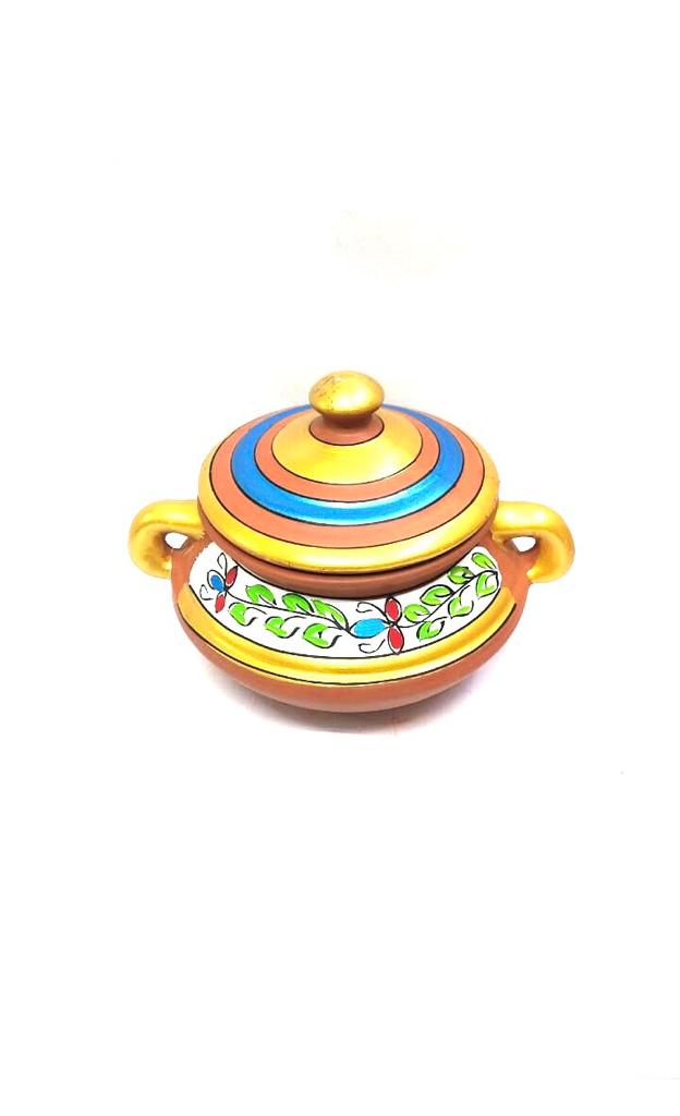 Patili Hand Painted Earthenware Cookware Utensils Delicious Food By Tamrapatra