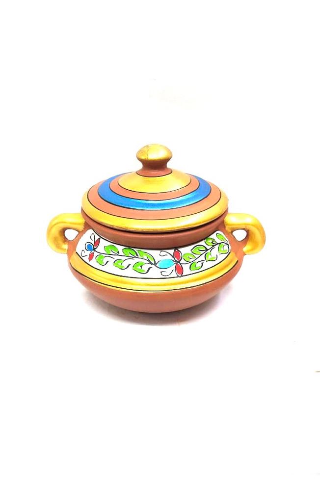 Patili Hand Painted Earthenware Cookware Utensils Delicious Food By Tamrapatra