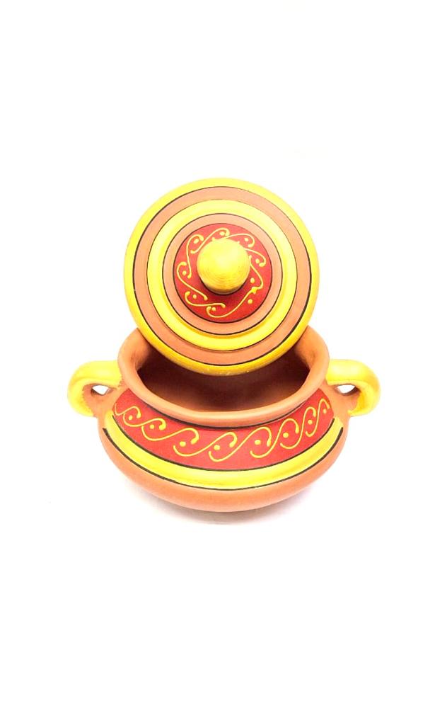 Patili Hand Painted Earthenware Cookware Utensils Delicious Food By Tamrapatra