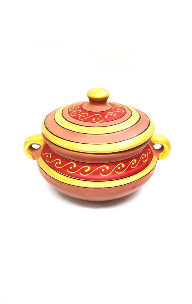 Patili Hand Painted Earthenware Cookware Utensils Delicious Food By Tamrapatra