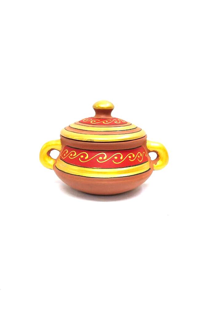 Patili Hand Painted Earthenware Cookware Utensils Delicious Food By Tamrapatra