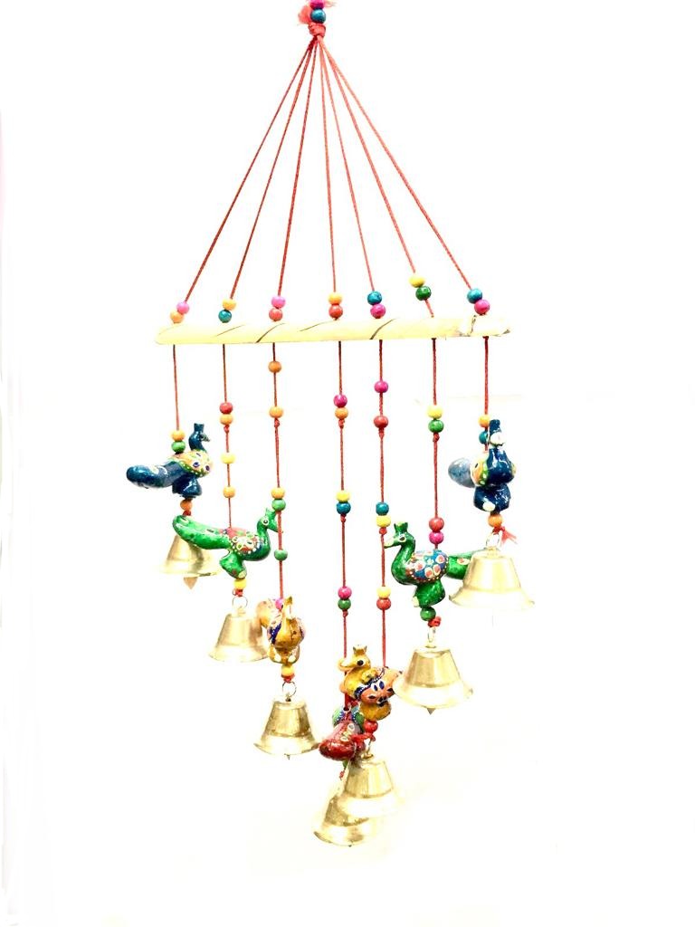 Animal & Bird Hangings On Bamboo Traditional Hangings From Tamrapatra