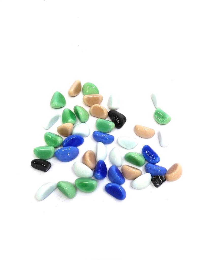 Imported Pebbles Stones Bunch In Various Designs Shades Pots Décor By Tamrapatra