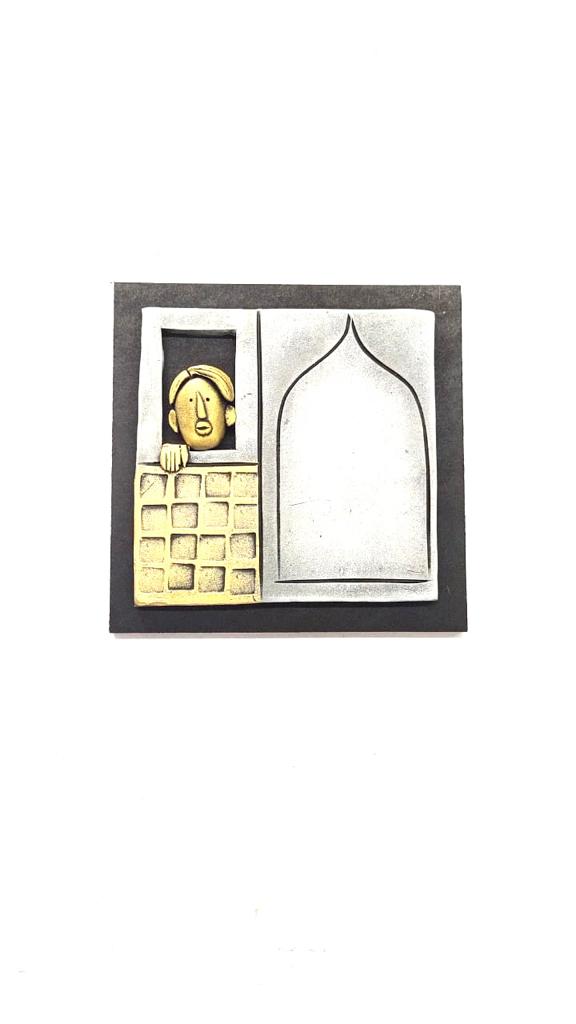 Handcrafted Adorable Peeping Faces From Home Windows Wall Décor Tamrapatra
