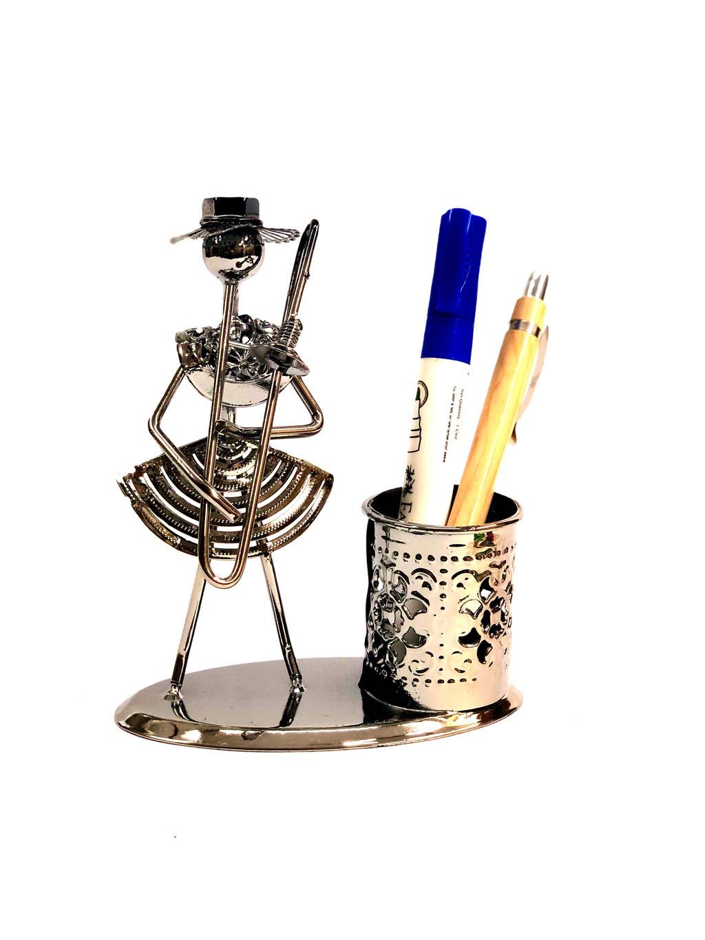 Pen Holder Based On Musical Theme Office & Desk Utility Gifts Tamrapatra