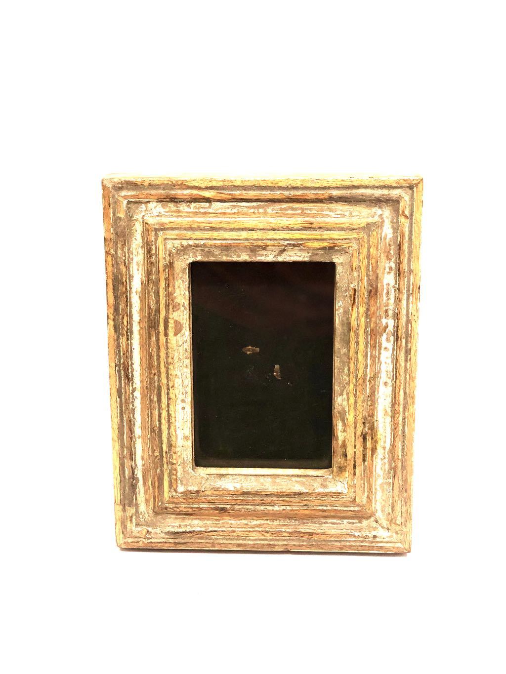 Rustic Finish Wooden Photo Frame For Gifting Your Loved Ones Tamrapatra