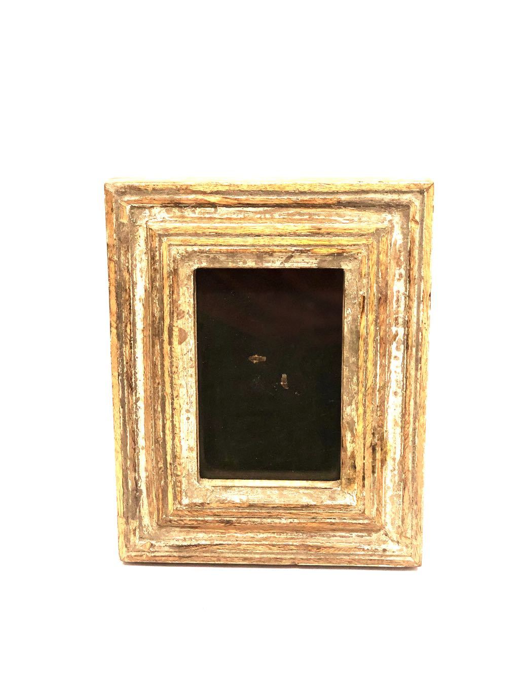 Rustic Finish Wooden Photo Frame For Gifting Your Loved Ones Tamrapatra