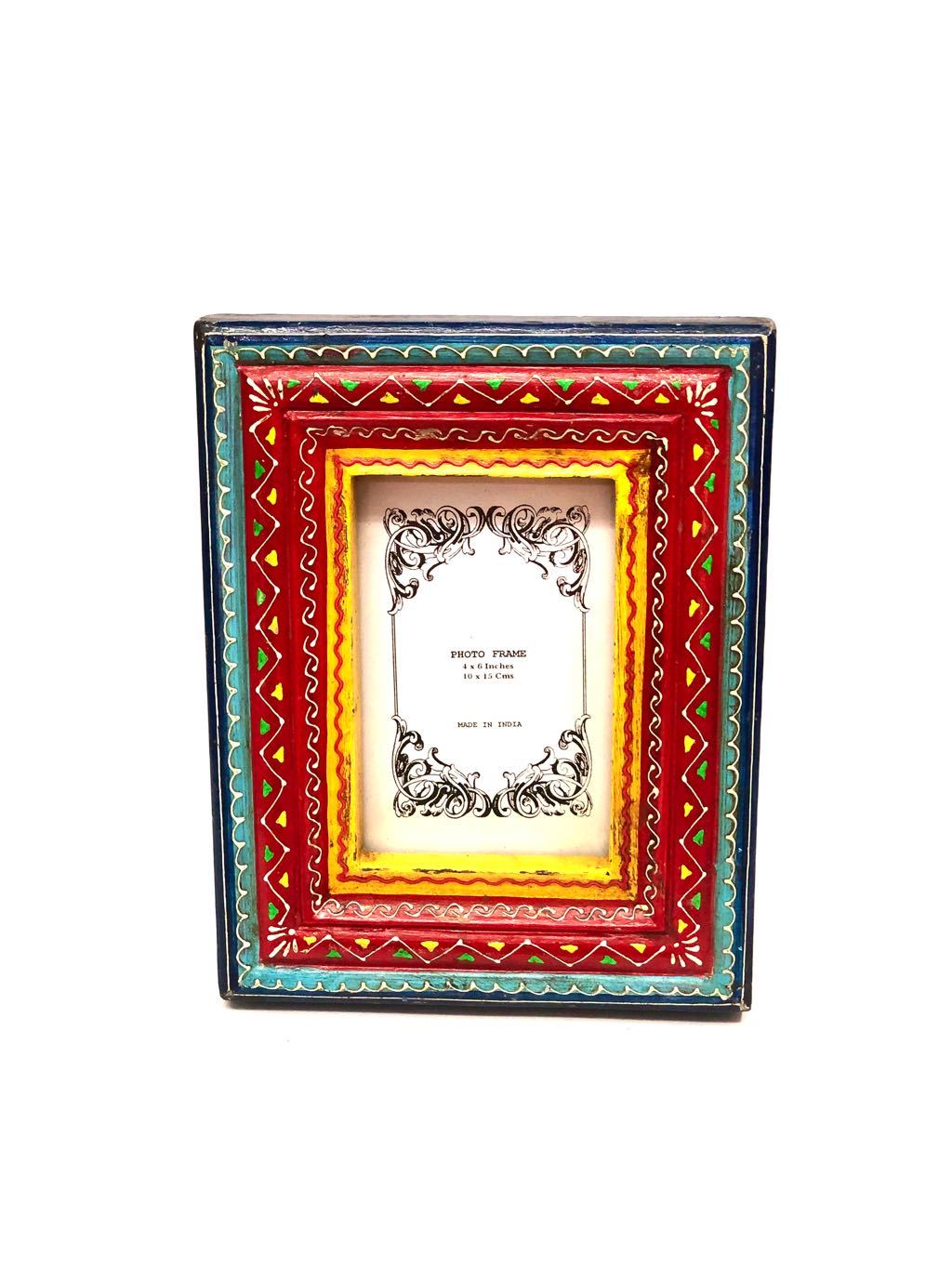 Bright Coloured Photo Frame With Premium Quality Wood From Tamrapatra