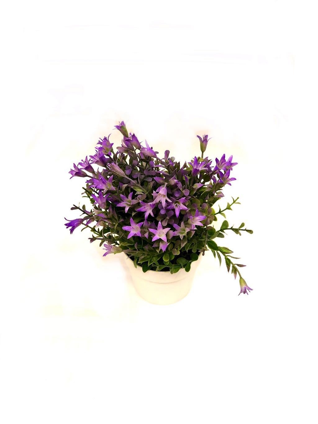 Home Decor Artificial Bell Flower Plants With Extraordinary Shades Tamrapatra