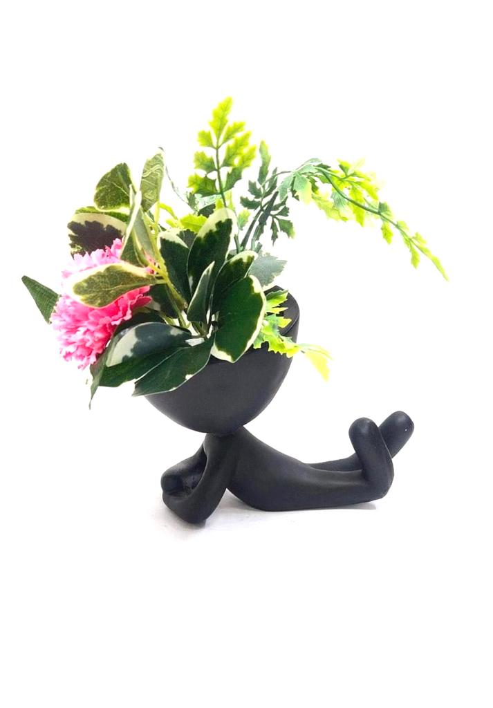 Adorable Planters Human Figures For Home Décor In Various Models Tamrapatra