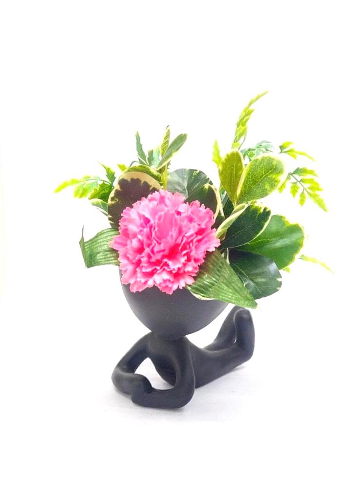 Adorable Planters Human Figures For Home Décor In Various Models Tamrapatra