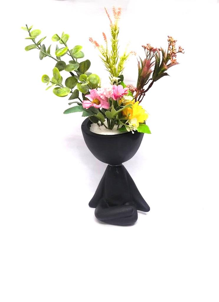 Adorable Planters Human Figures For Home Décor In Various Models Tamrapatra