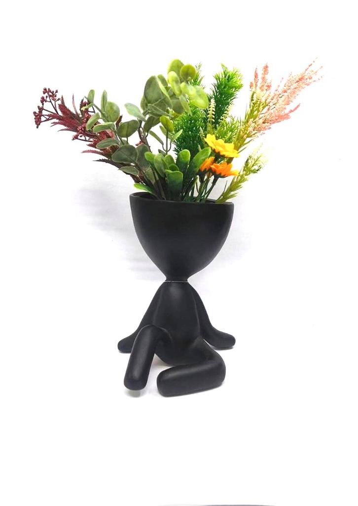 Adorable Planters Human Figures For Home Décor In Various Models Tamrapatra