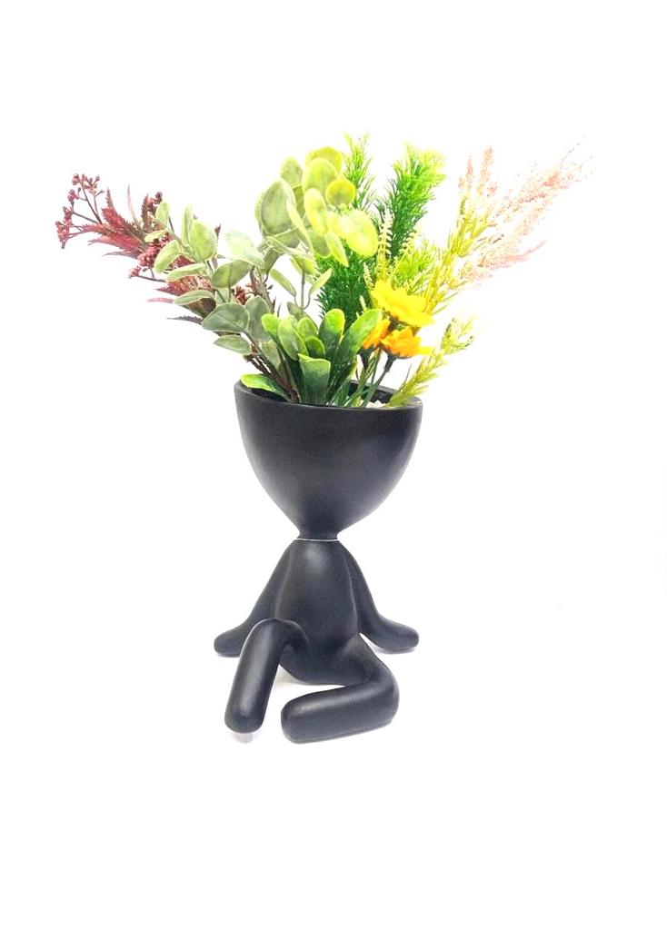 Adorable Planters Human Figures For Home Décor In Various Models Tamrapatra