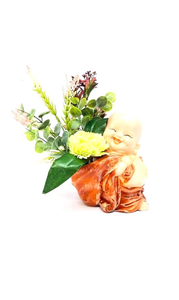 Beautiful Monks In Sweet Planters Collection Brings Happiness From Tamrapatra