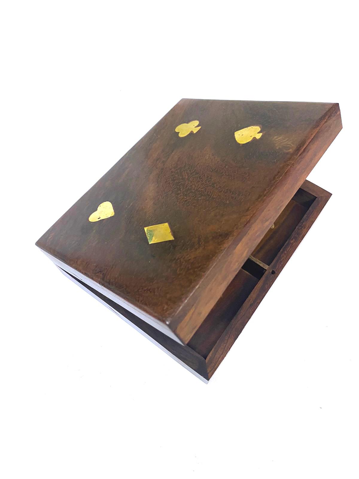 Playing Cards Wooden Storage Box Exciting Designs To Showcase By Tamrapatra