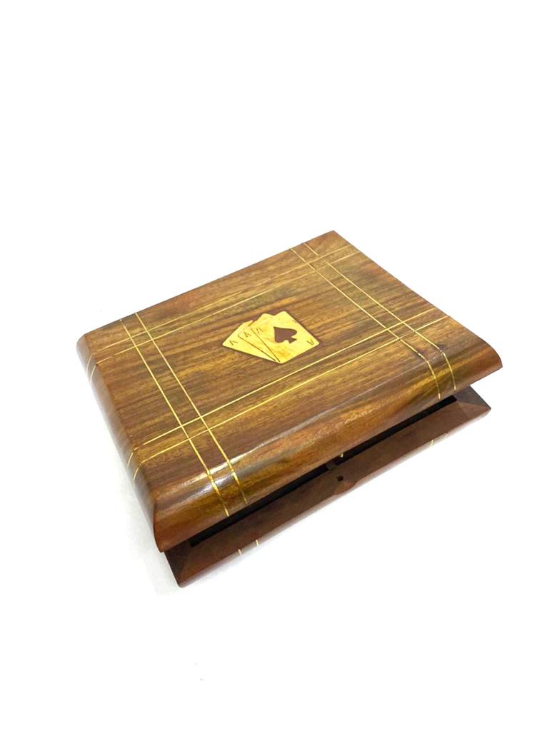 Playing Cards Wooden Storage Box Exciting Designs To Showcase By Tamrapatra