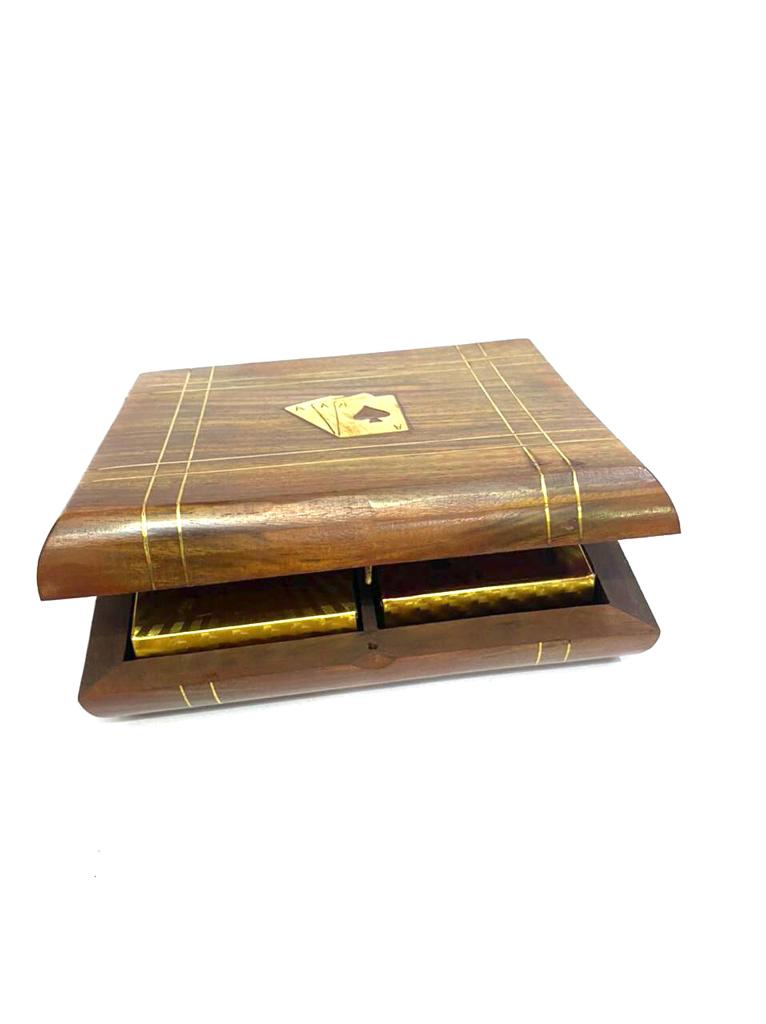 Playing Cards Wooden Storage Box Exciting Designs To Showcase By Tamrapatra