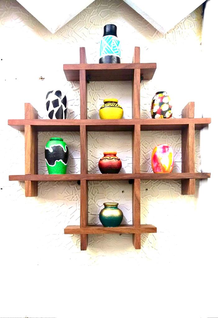Designer Pot On Wooden Frames In Various Options Exclusively From Tamrapatra